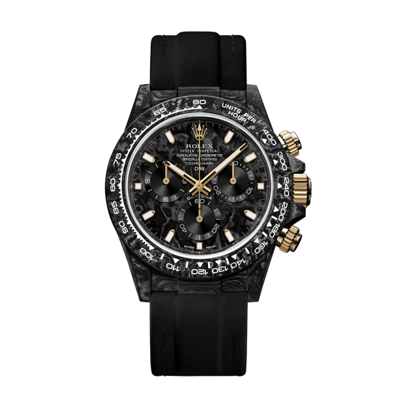 ROLEX Diw Daytona black   gold 40mm oyster carbon