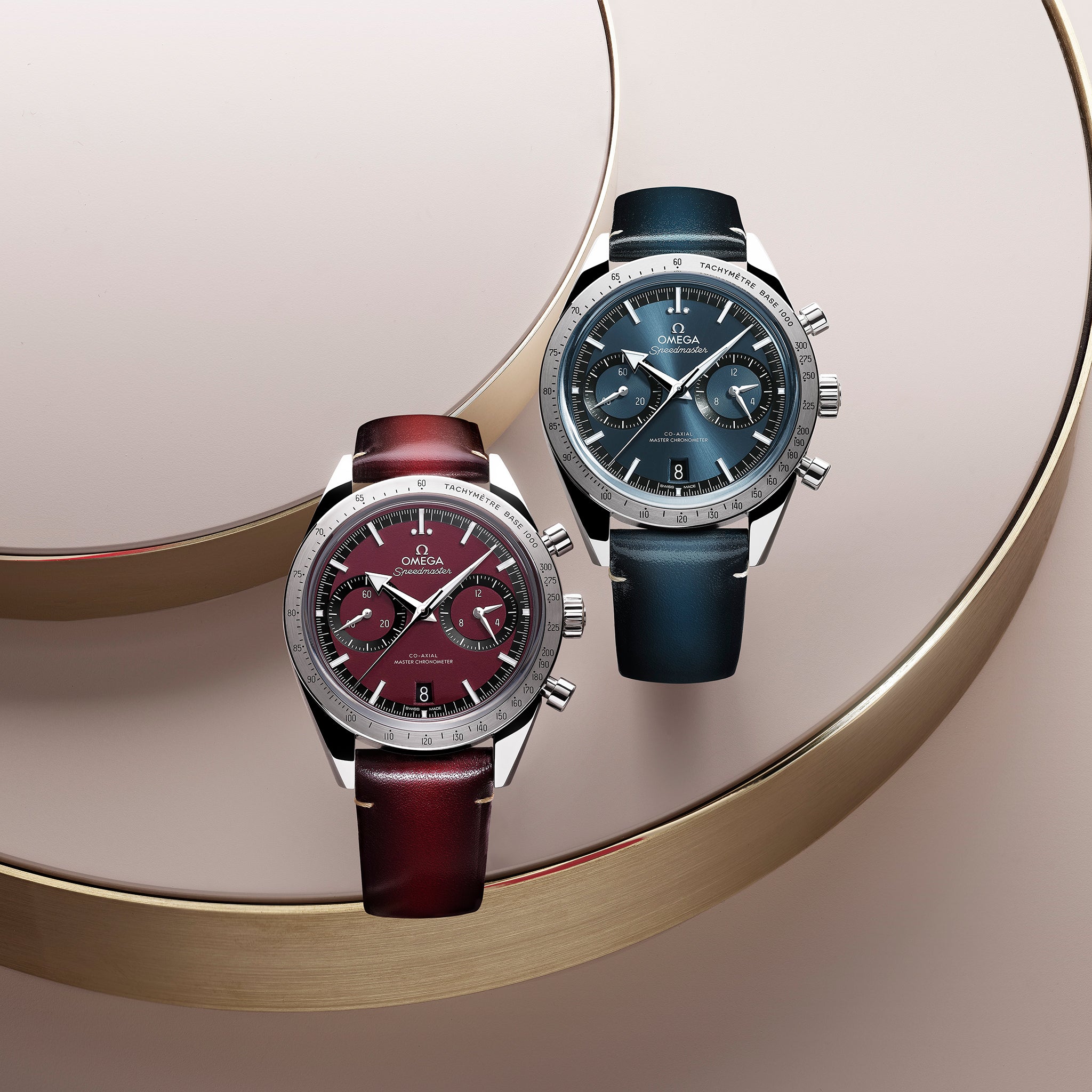 Speedmaster '57 Co-Axial Master Chronometer 40.5mm Burgundy Dial On Strap