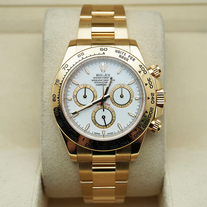 Rolex Cosmograph Daytona 40mm, 18k Yellow Gold, Ref# 126508-0001