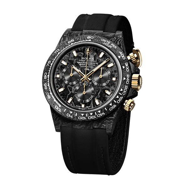 ROLEX Diw Daytona black   gold 40mm oyster carbon