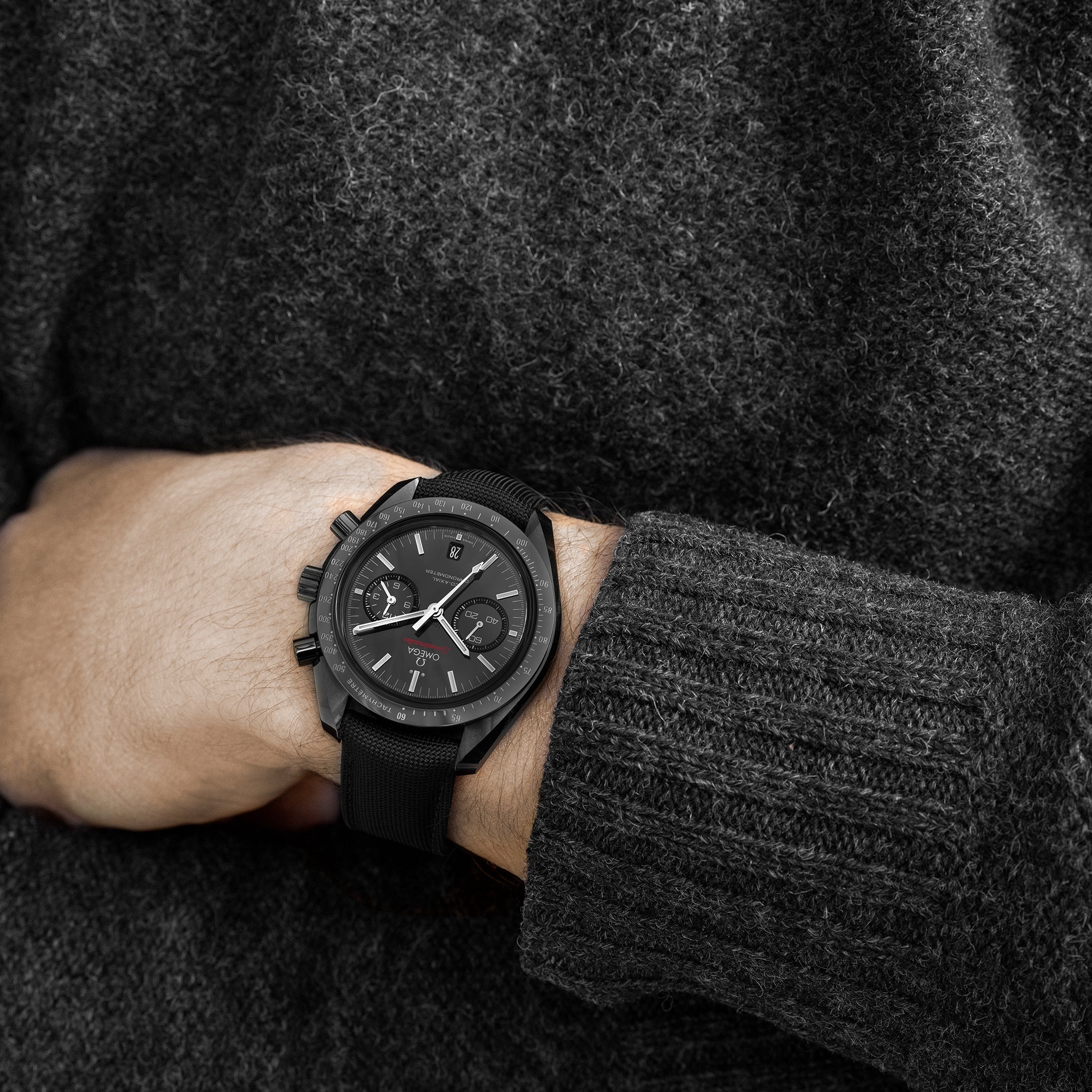 Speedmaster Moonwatch Co-Axial Chronograph 44.25mm 'Dark Side Of The Moon'