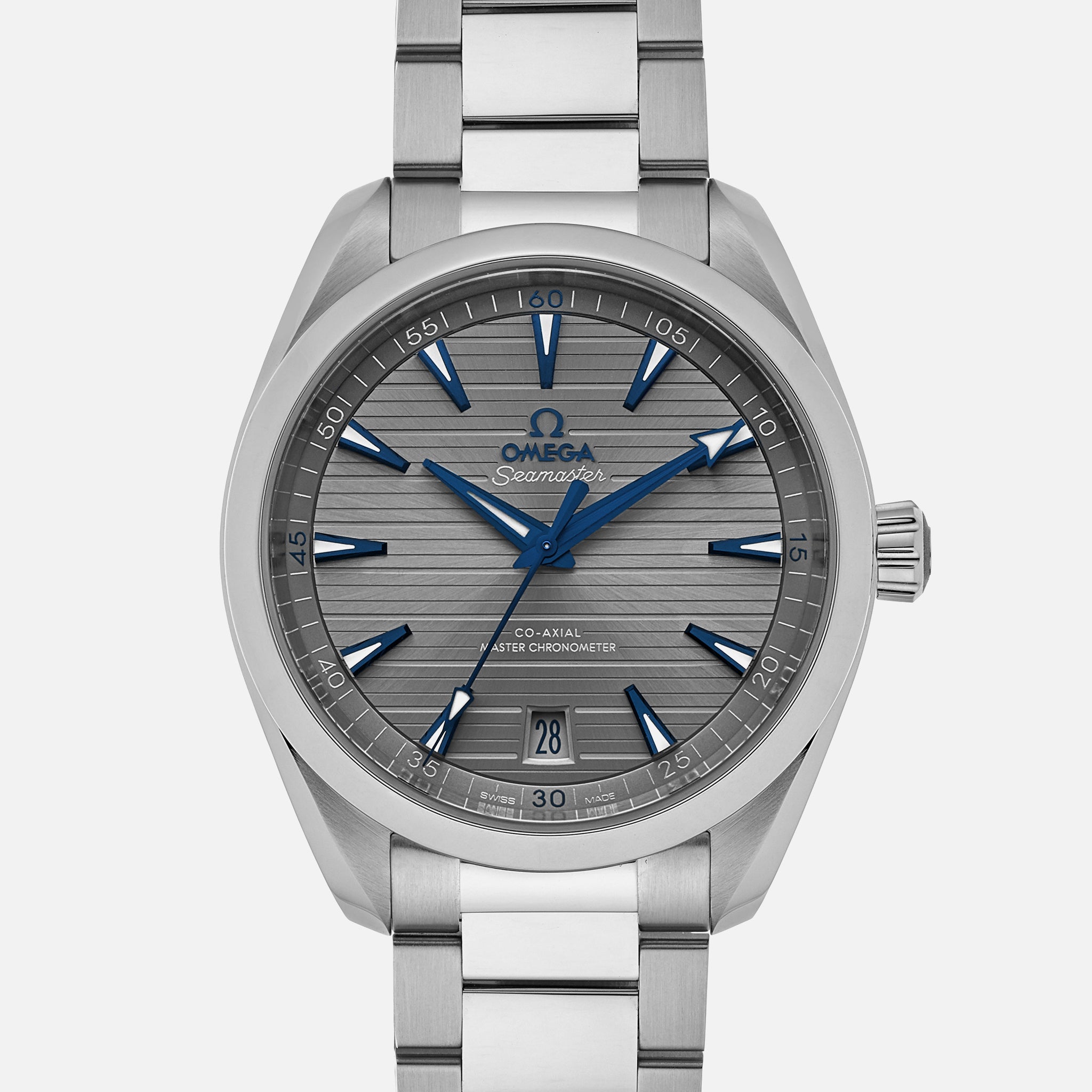 Seamaster Aqua Terra 150M Co-Axial Master Chronometer 41mm Grey Dial On Bracelet