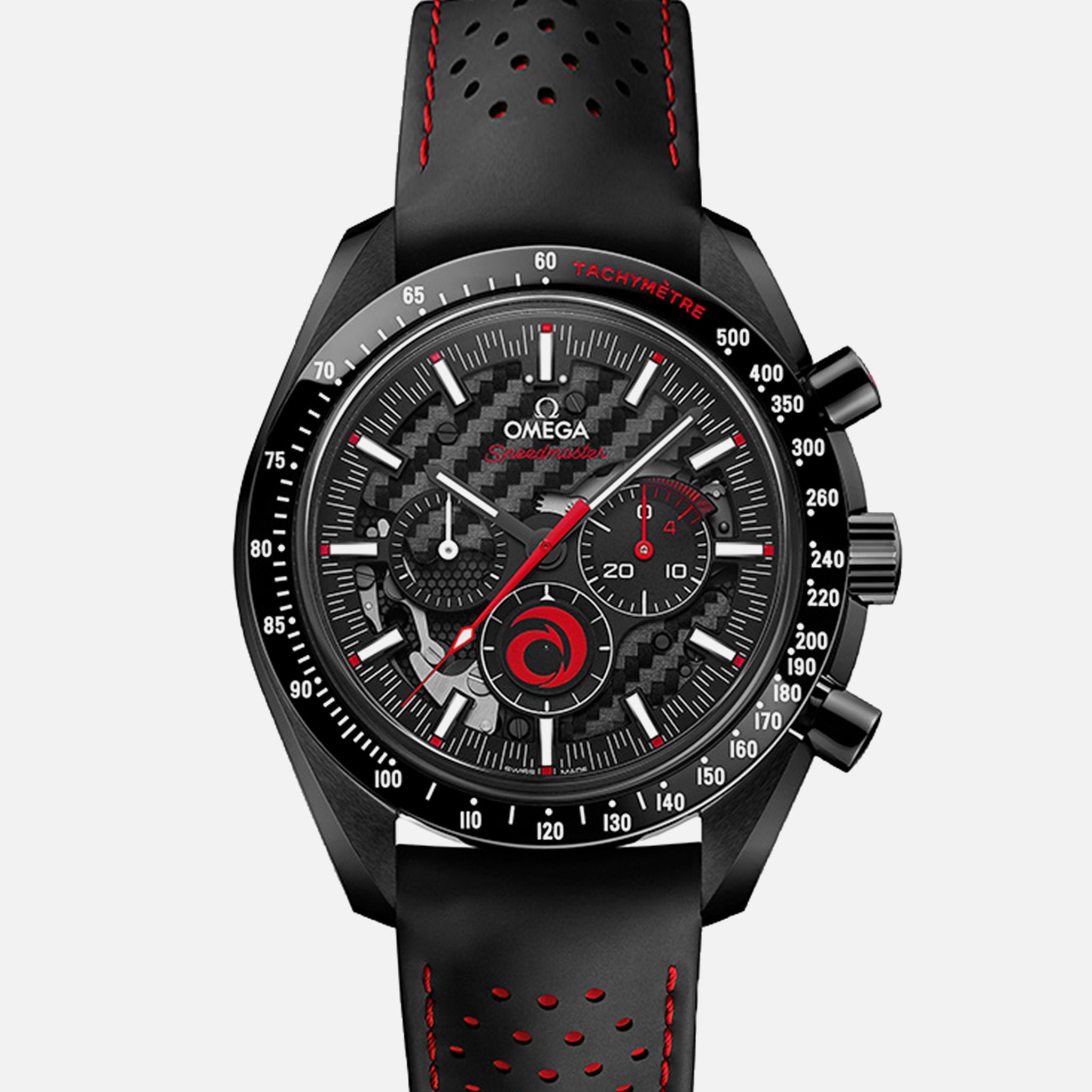 Speedmaster Moonwatch Chronograph 44.25mm 'Dark Side Of The Moon' ALINGHI