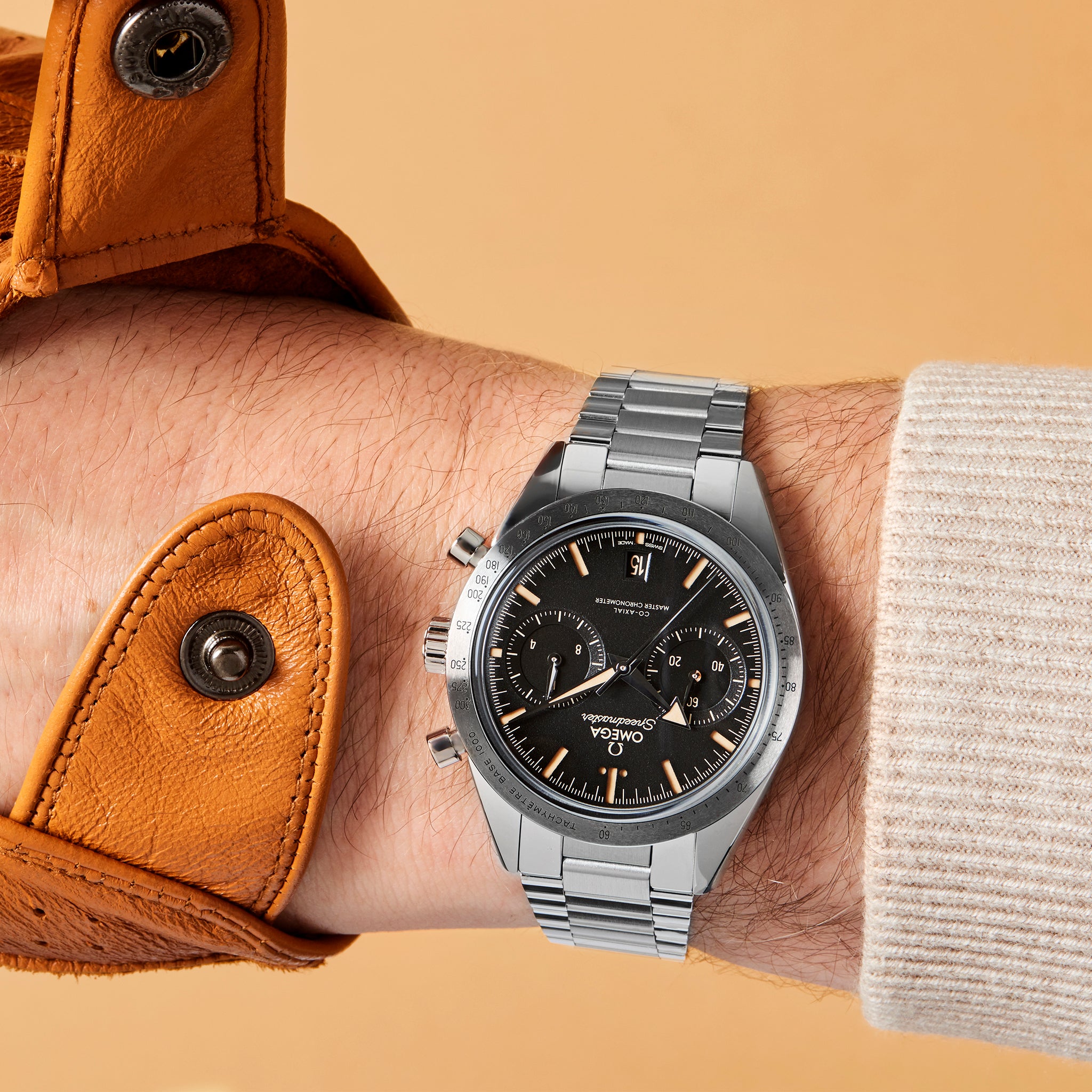 Speedmaster '57 Co-Axial Master Chronometer 40.5mm Black Dial On Bracelet