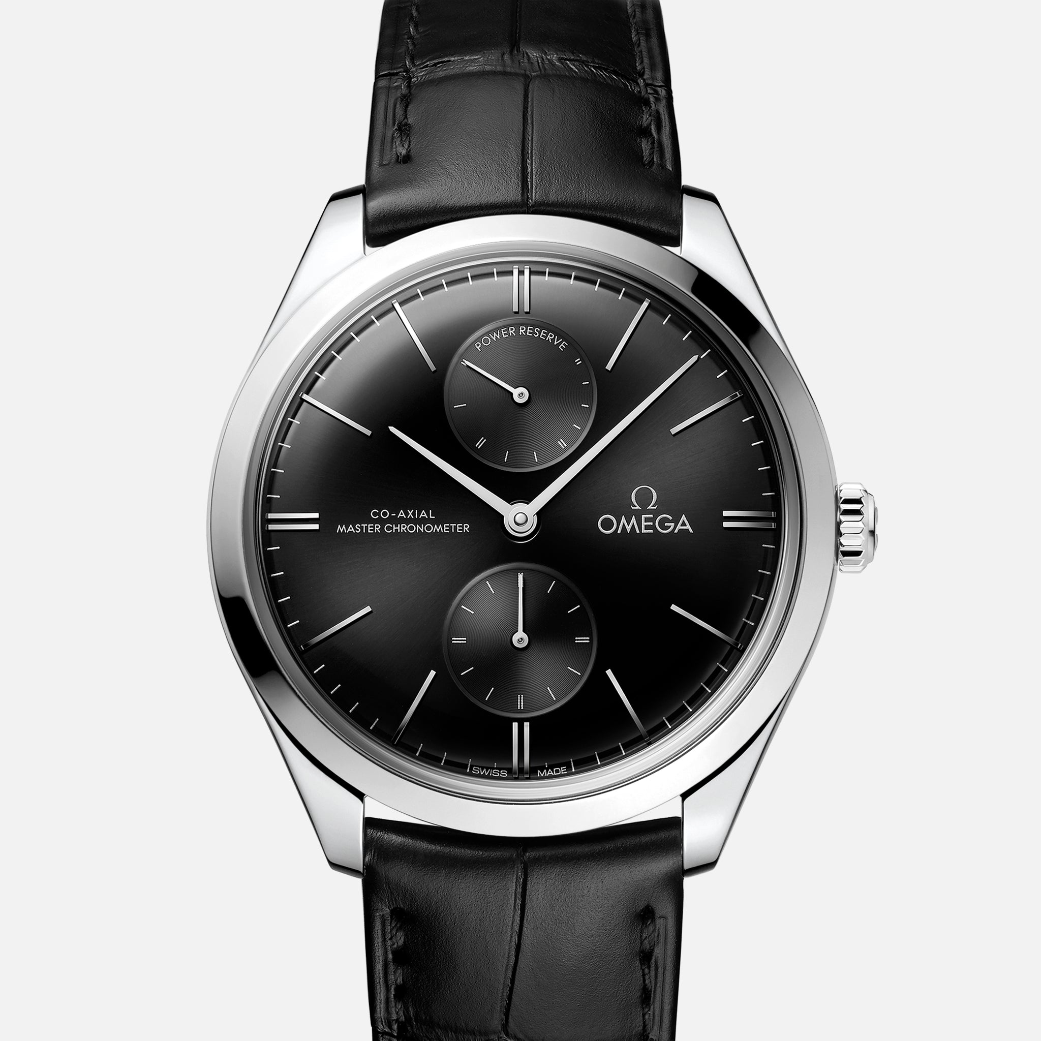 De Ville Tresor Co-Axial Master Chronometer Power Reserve 40mm Black Dial
