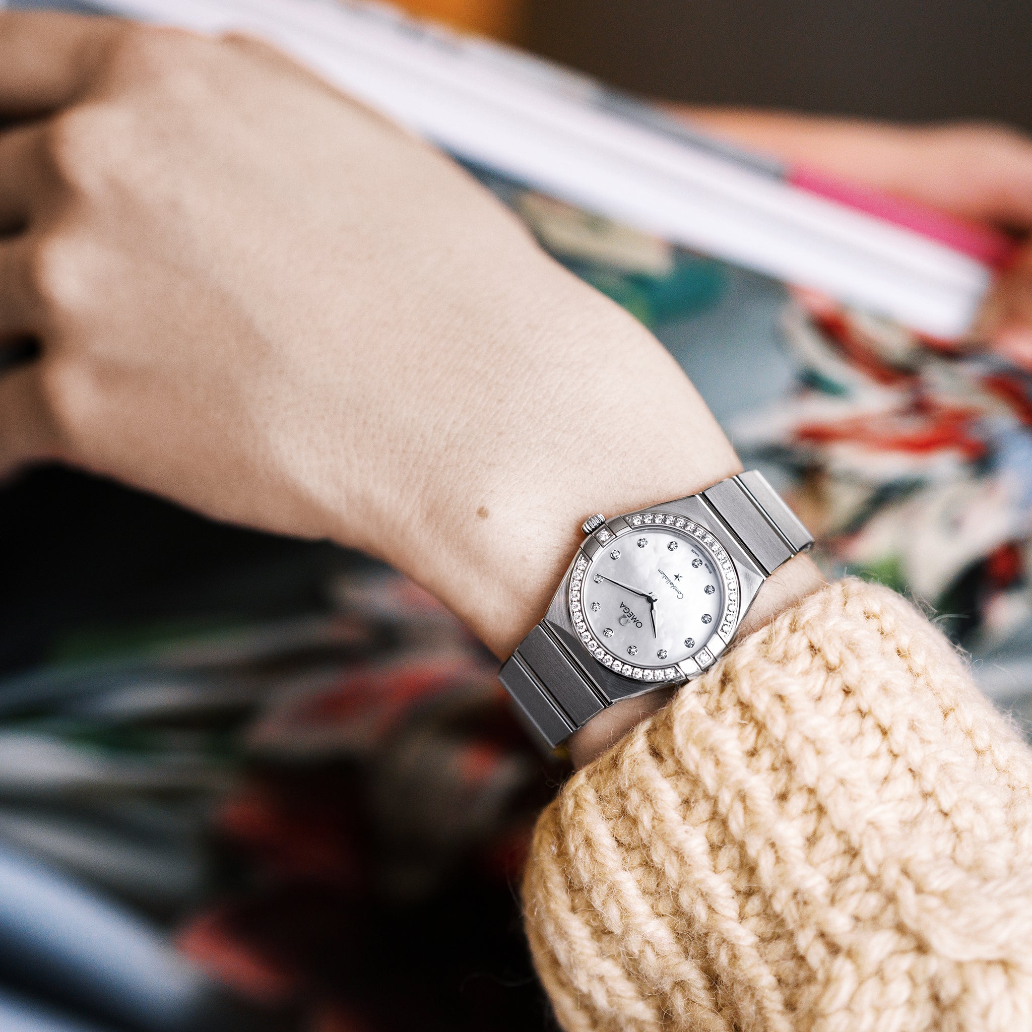 Constellation Quartz 28mm Stainless Steel With Diamonds