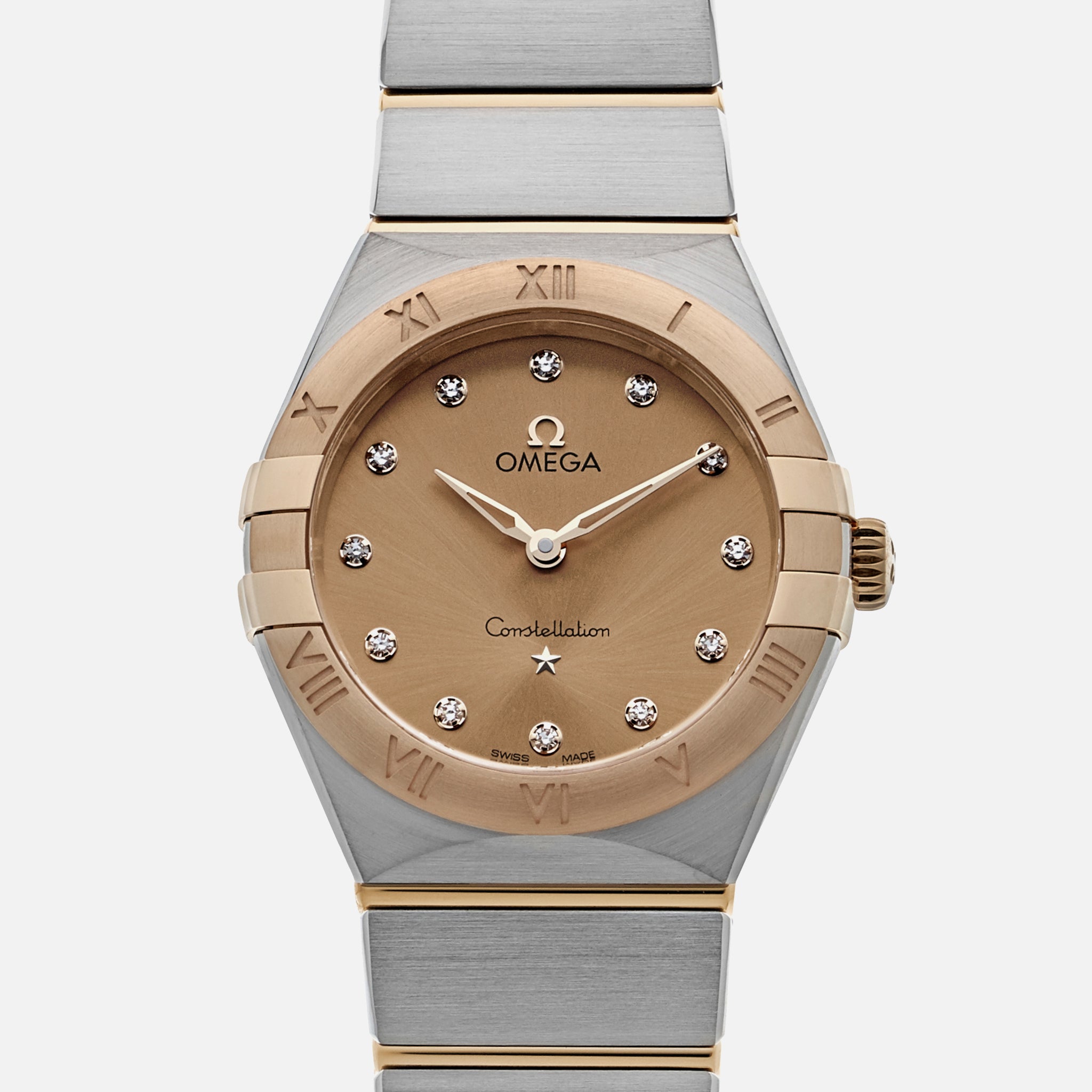 Constellation Quartz 28mm Two-Tone With Diamonds
