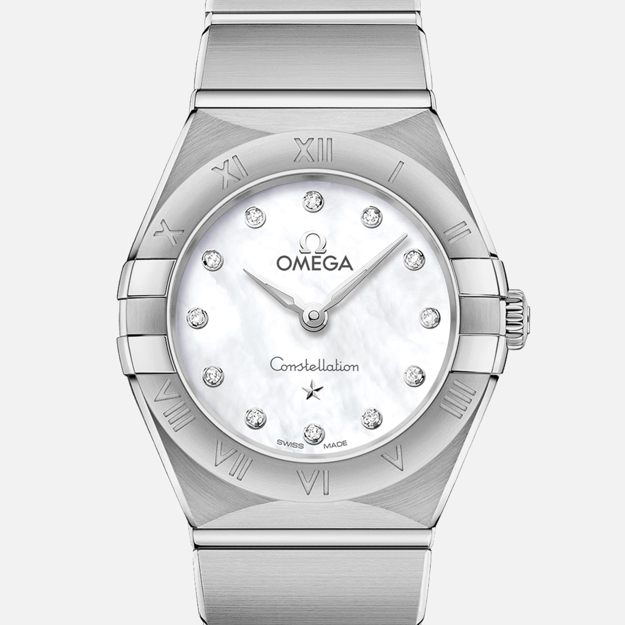 Constellation Quartz 25mm Mother-Of-Pearl Dial With Diamonds