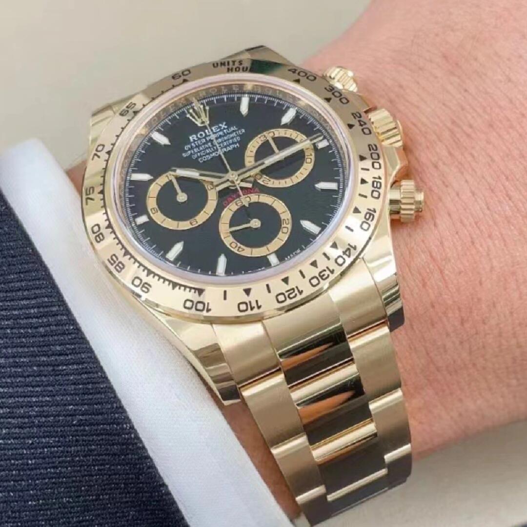 Rolex Cosmograph Daytona 40mm, 18k Yellow Gold, Ref# 126508-0004