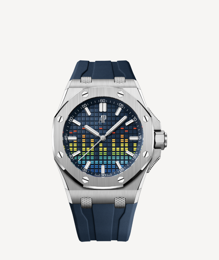 Audemars Piguet Royal Oak Offshore Selfwinding Music Edition Blue Ref. 15600TI.OO.A343CA.01