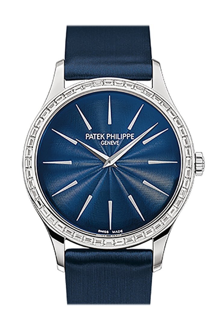 Patek Philippe Calatrava Night Blue Dial 33mm Ladies Hand Wound Watch 4897/300G