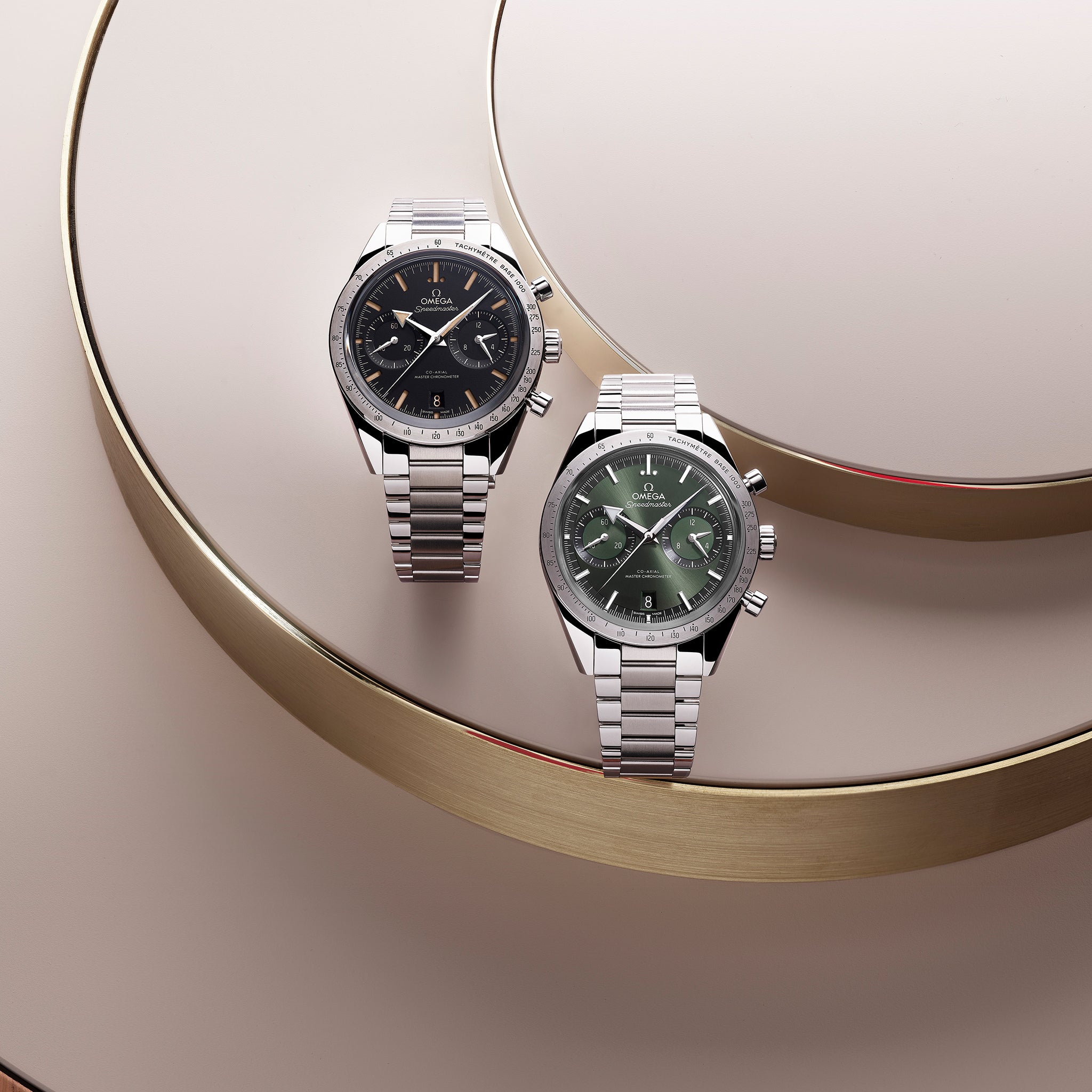 Speedmaster '57 Co-Axial Master Chronometer 40.5mm Green Dial On Bracelet