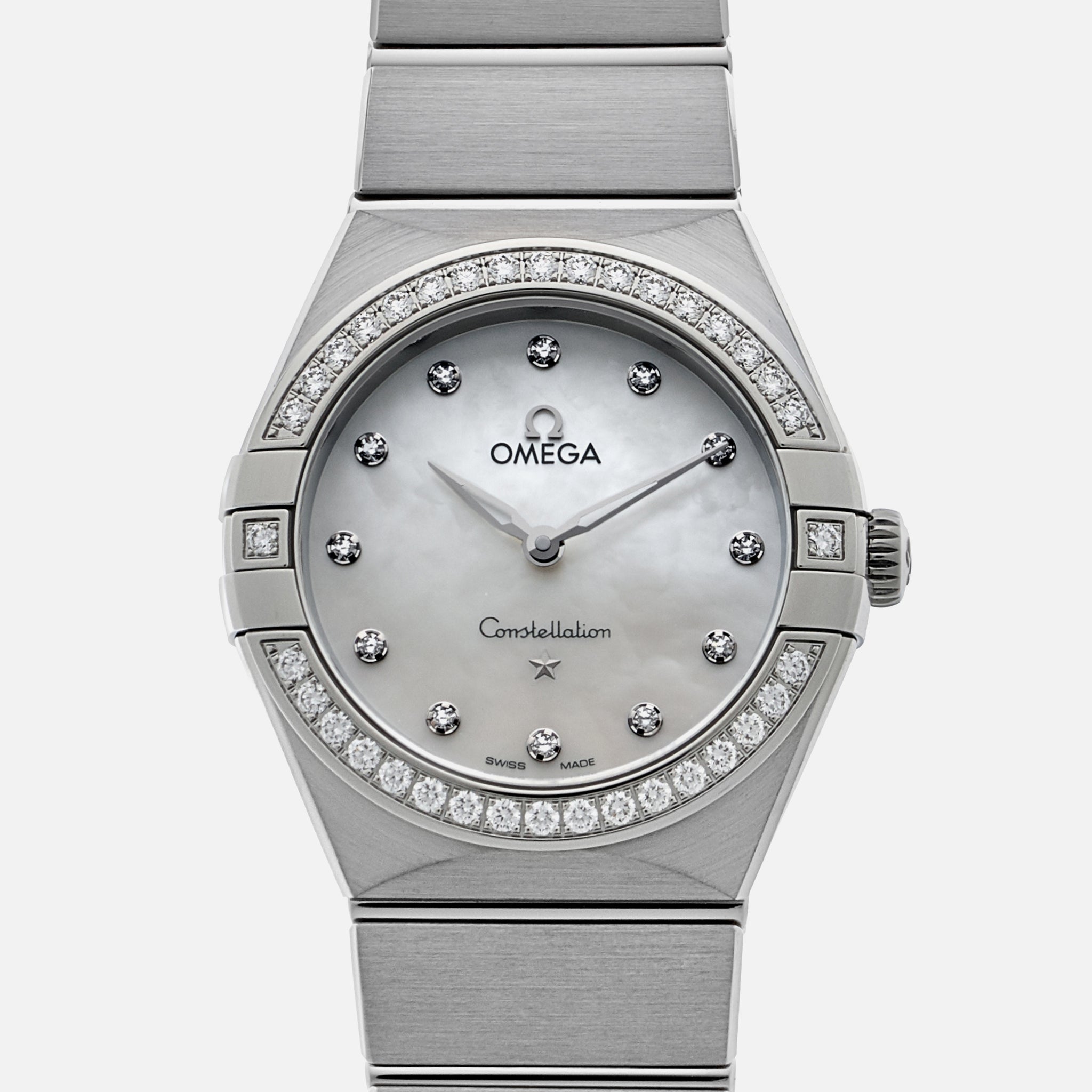 Constellation Quartz 28mm Stainless Steel With Diamonds