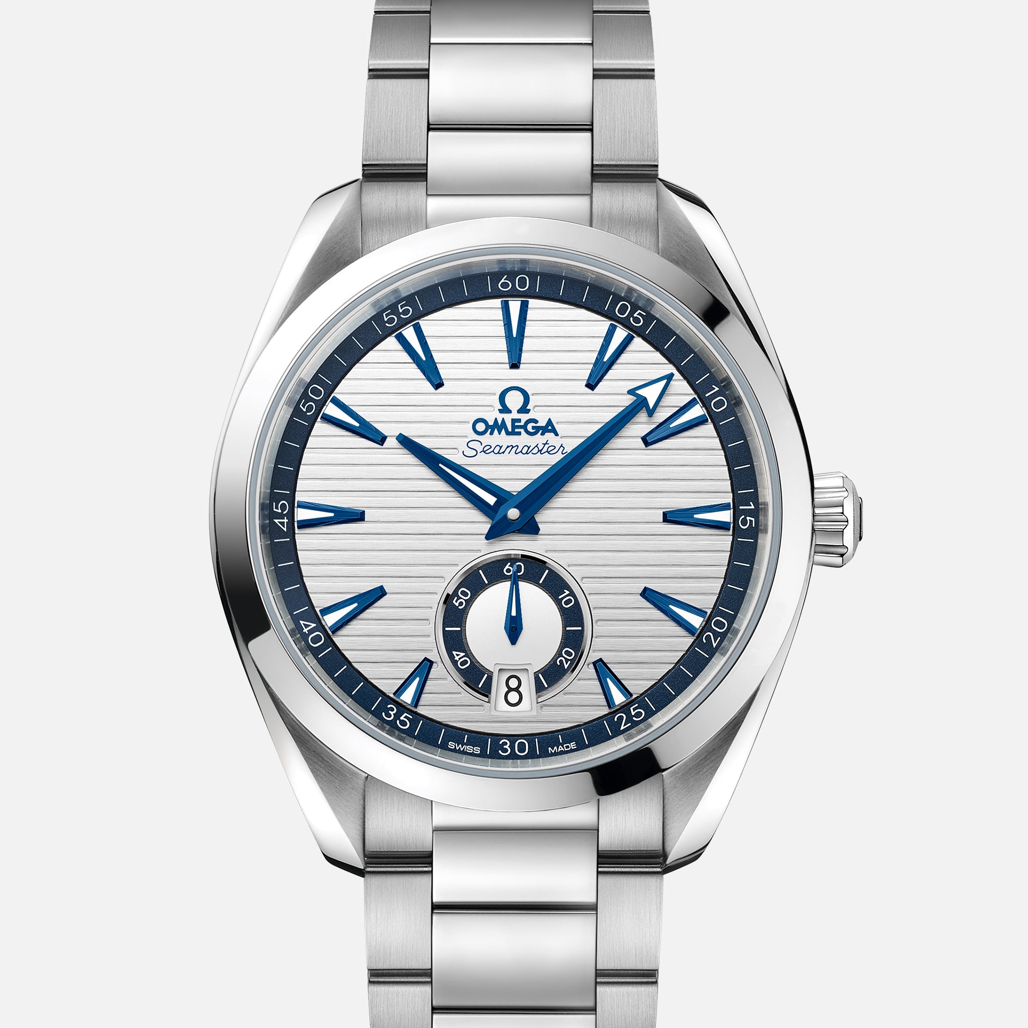 Seamaster Aqua Terra 150M Co?Axial Master Chronometer Small Seconds 41mm Silver Dial On Bracelet