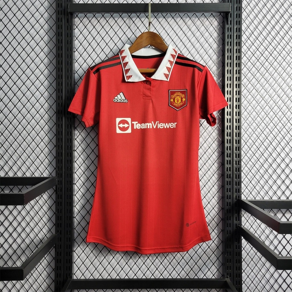 22-23 Manchester United Home Jersey - Women Shirt - ReplicasJersey