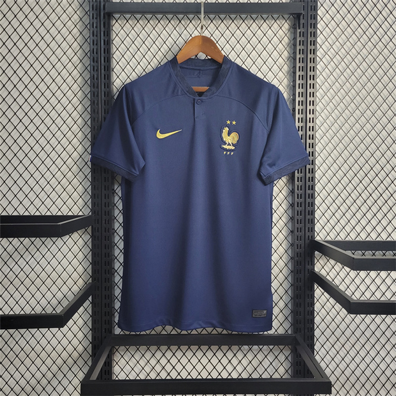France 22-23 Home Jersey - Fans Version - 2022 World Cup - ReplicasJersey