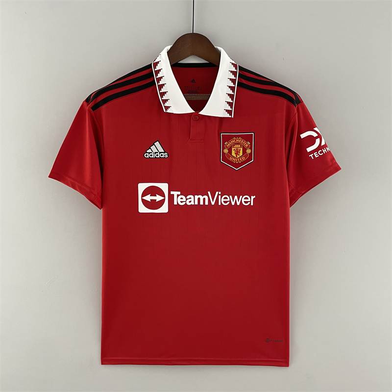 Manchester United 22-23 Home Jersey - Fans Version - ReplicasJersey
