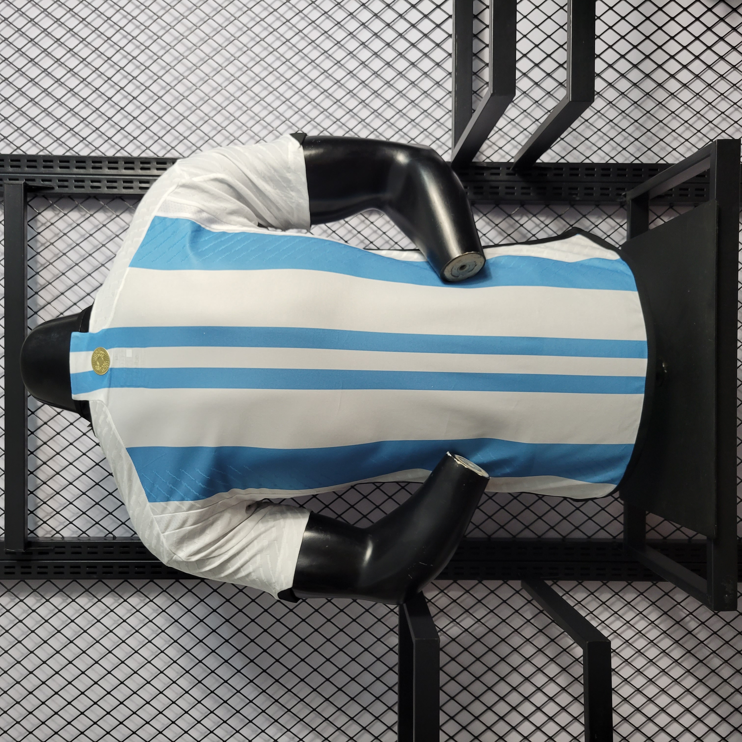 Argentina 3 Stars 22-23 Home Stadium Jersey - Player Version ( with 2022 World Champions Patch ) - ReplicasJersey