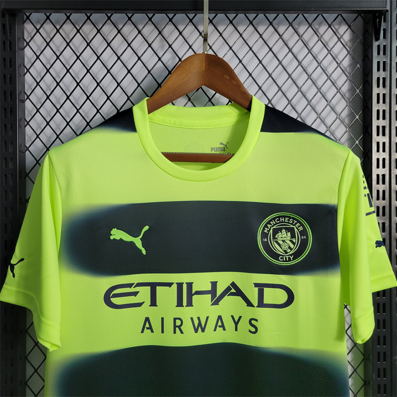 Manchester City 22-23 Third Jersey - Fans Version - ReplicasJersey