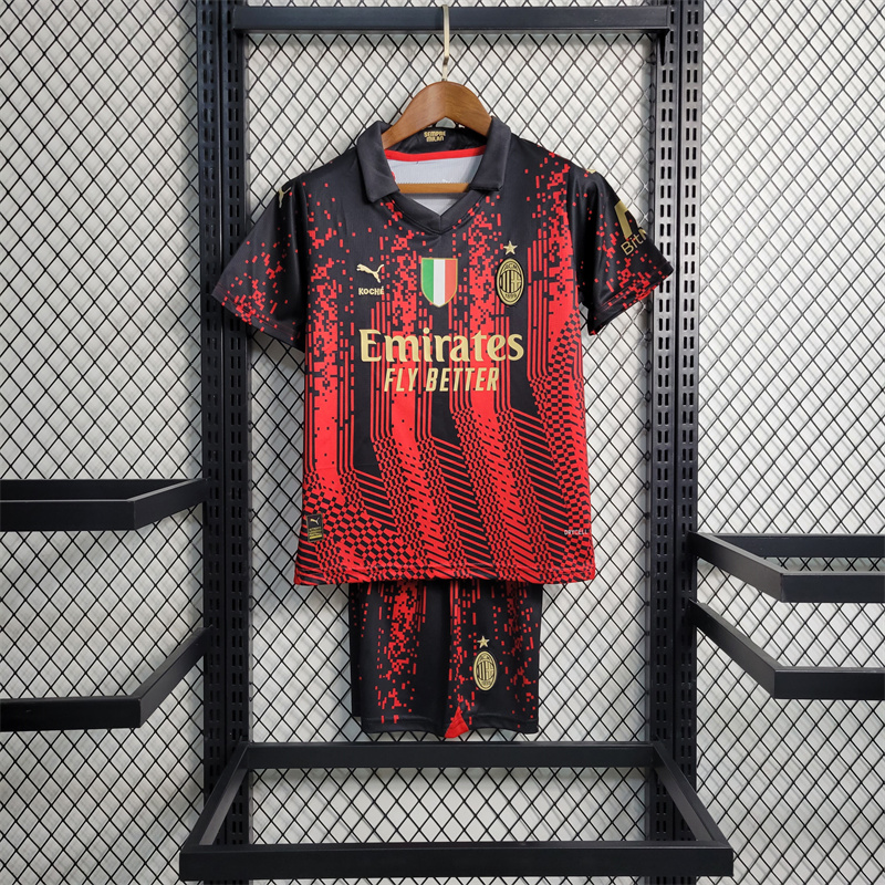 AC Milan 22-23 Kids Kit Special Edition - ReplicasJersey