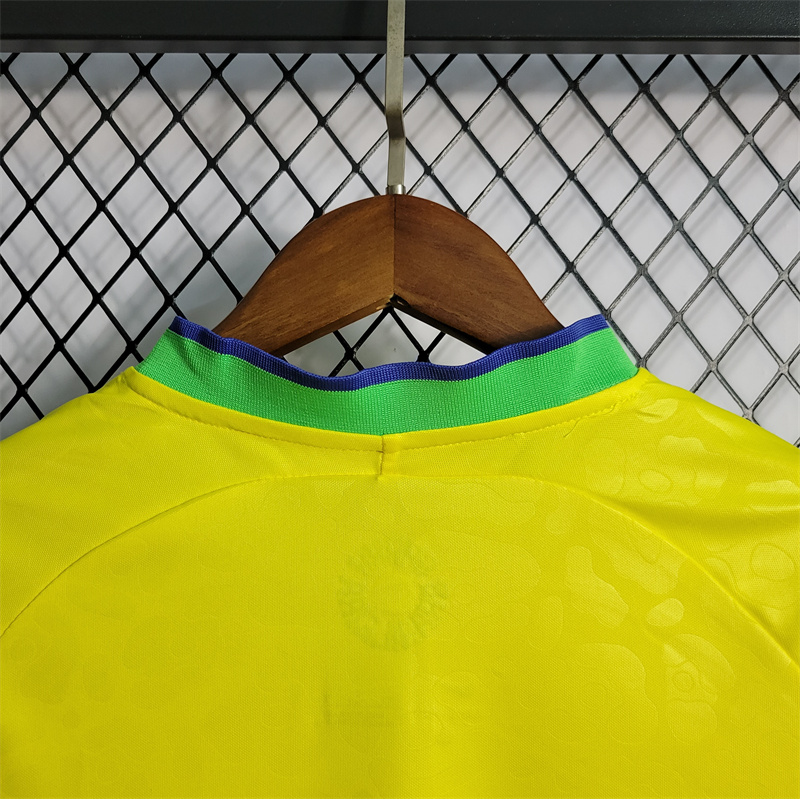 World Cup 2022 Brazil 22-23 Home Kids Kit - ReplicasJersey