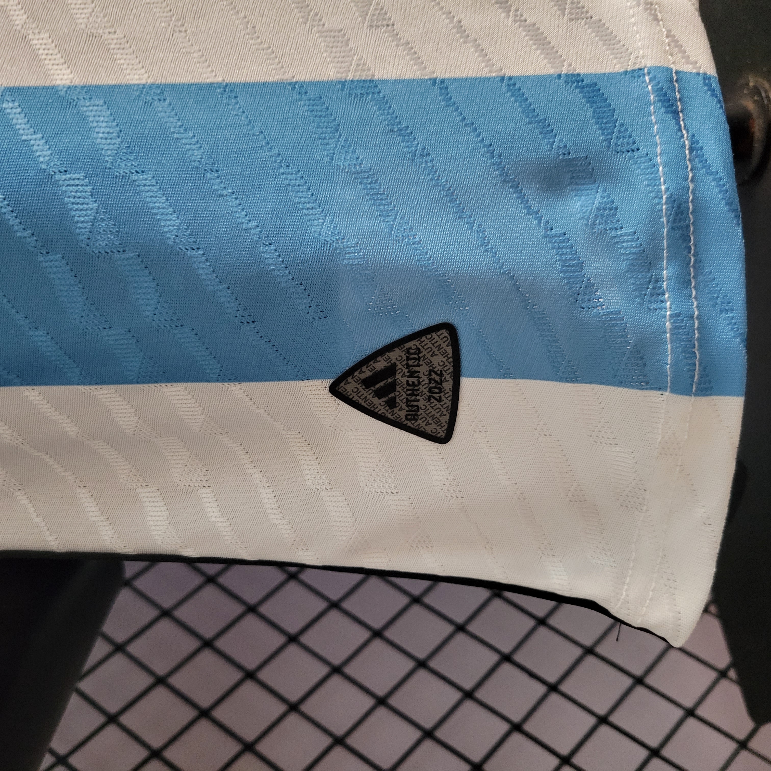 Argentina 3 Stars 22-23 Home Stadium Jersey - Player Version ( with 2022 World Champions Patch ) - ReplicasJersey