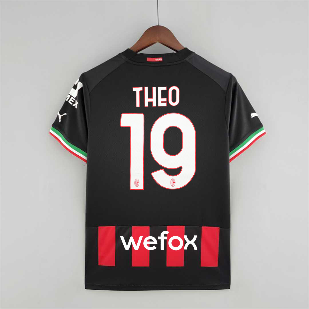 22-23 AC Milan Home Jersey - Fans Version - ReplicasJersey