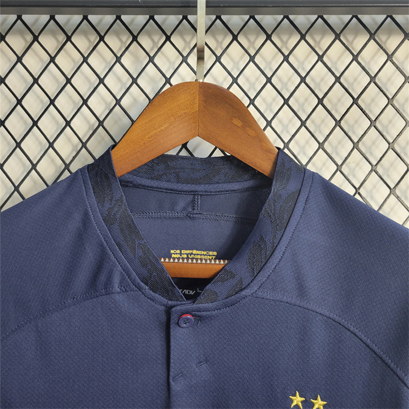 France 22-23 Home Jersey - Fans Version - 2022 World Cup - ReplicasJersey