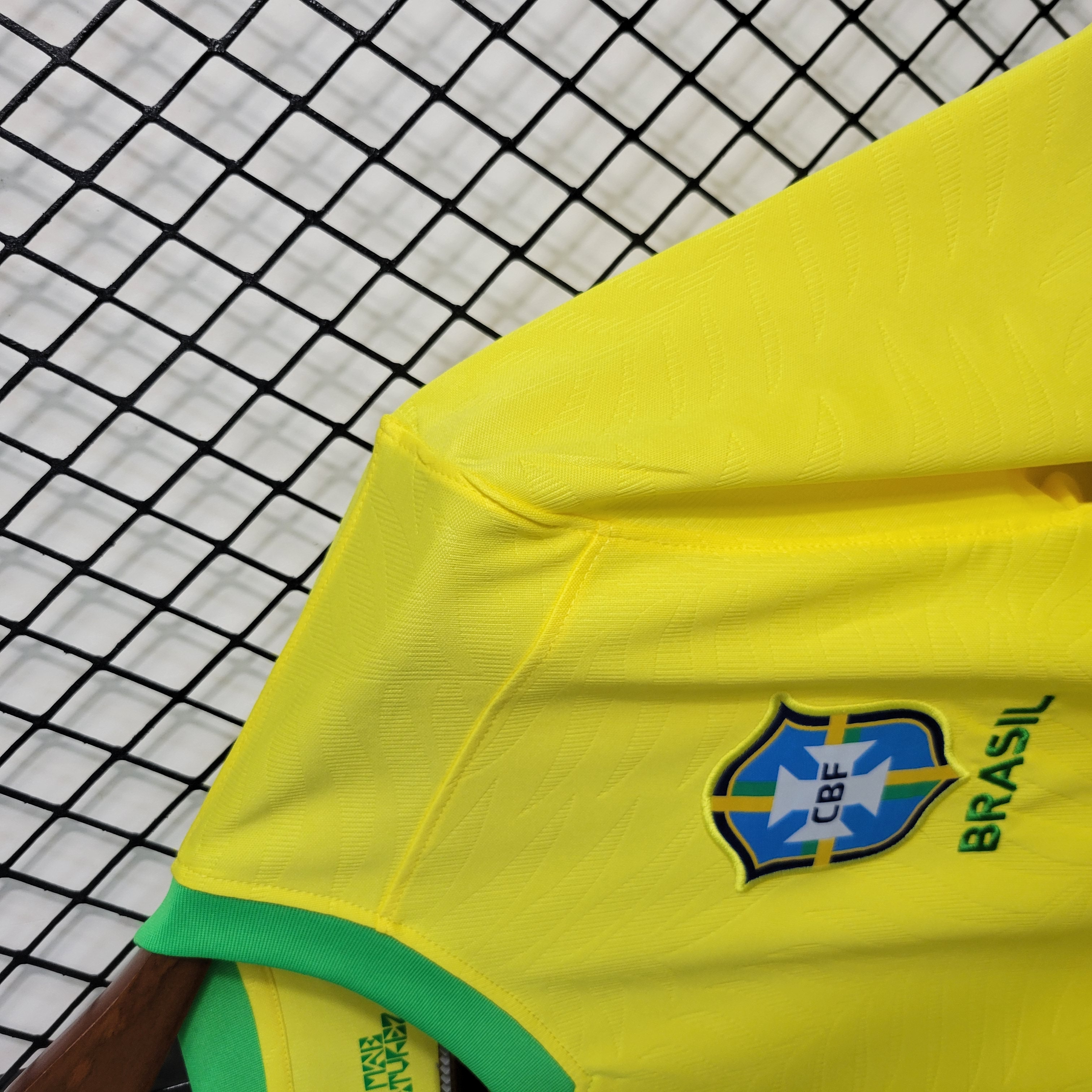 Brazil 2023 Home Stadium Jersey - Fans Version - ReplicasJersey