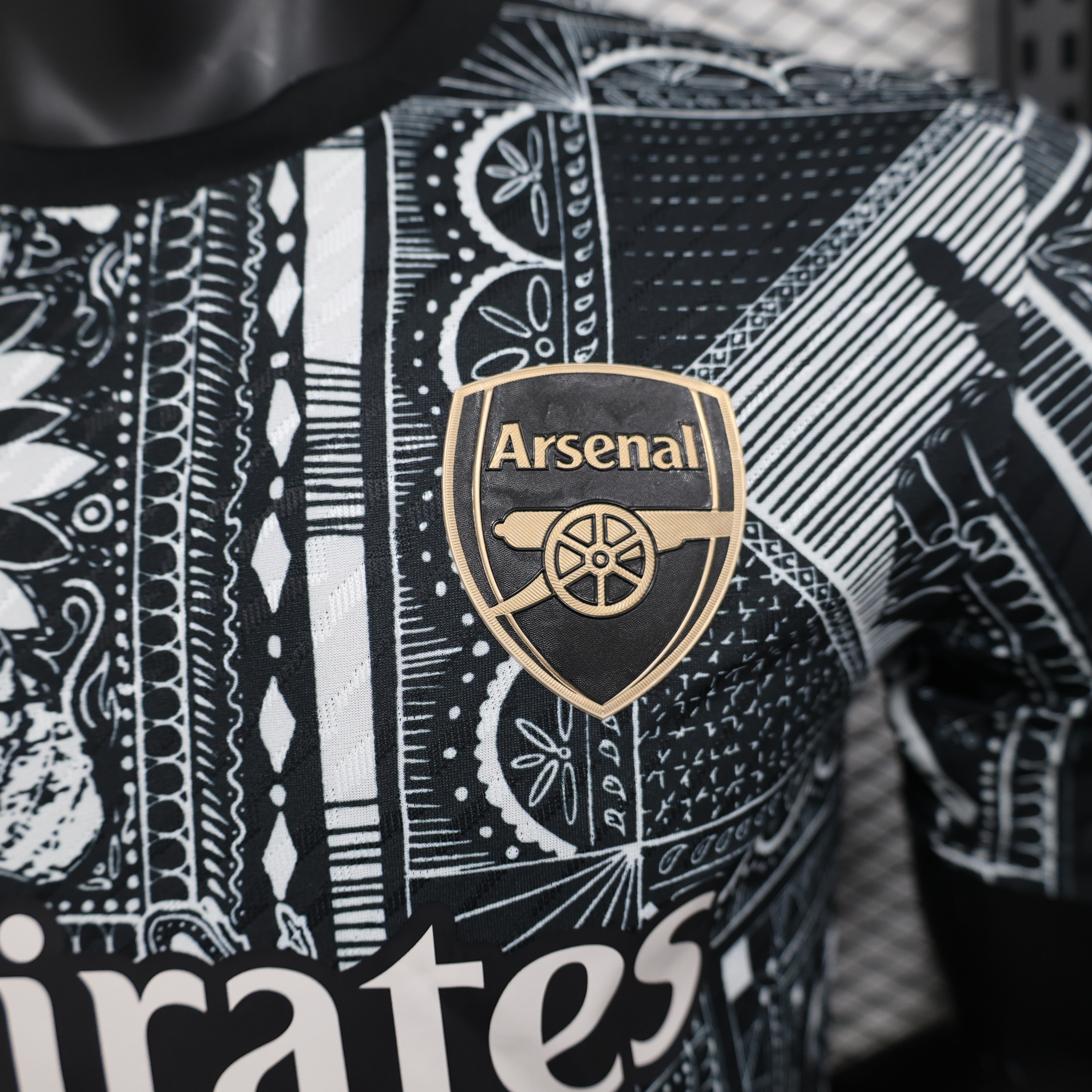 Arsenal x I-a-n.W-r-i-g-h-t 23-24 Pre-match Jersey - Player Version - ReplicasJersey