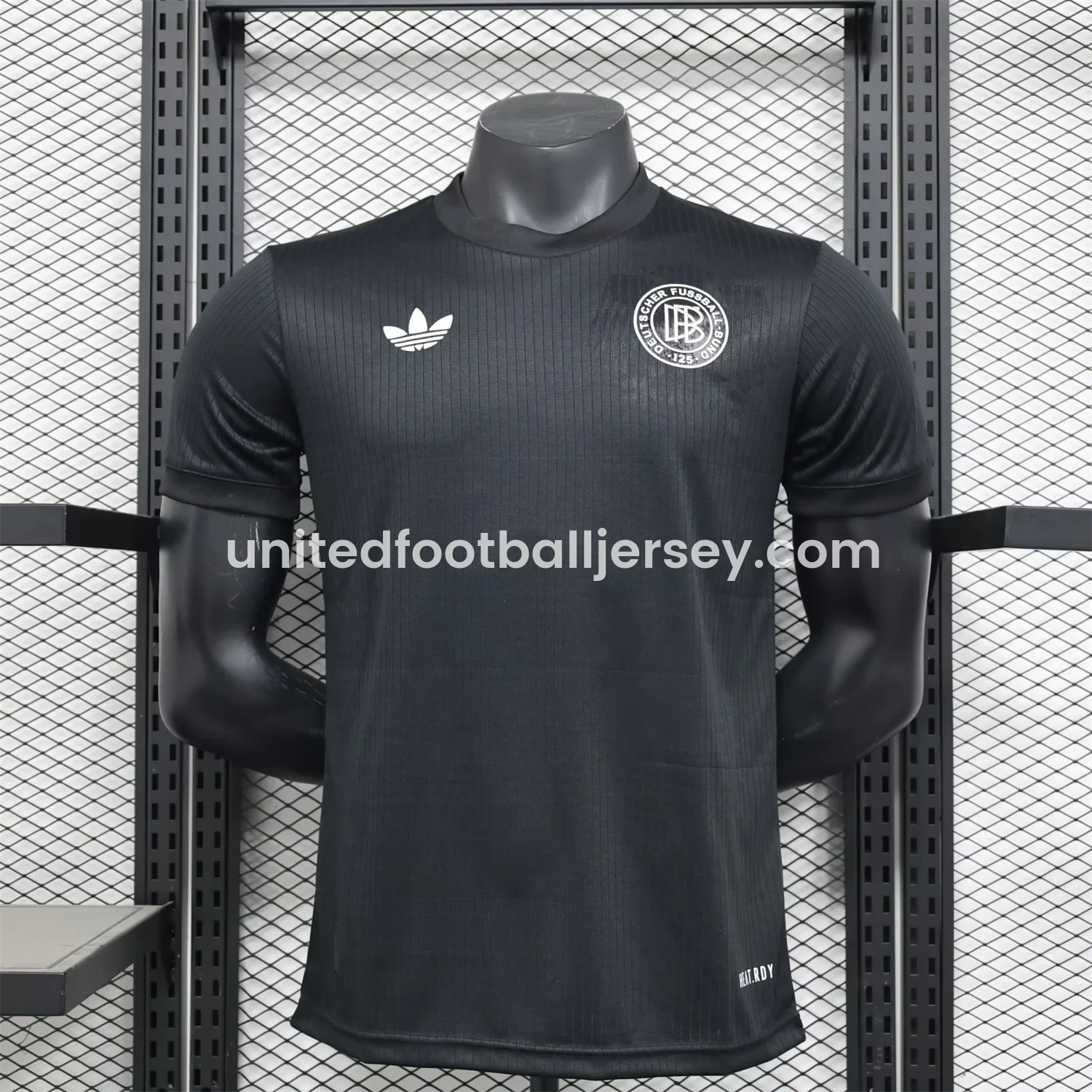 Germany 2025 Black 125-Year Anniversary Commemorative Edition Jersey - Player Version - ReplicasJersey