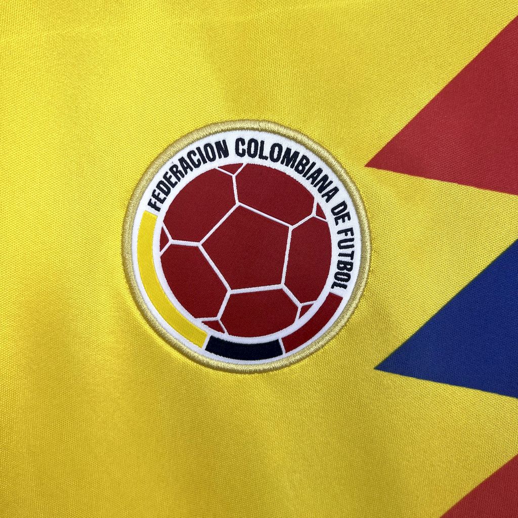 Retro Colombia 1990 Home Stadium Jersey - ReplicasJersey