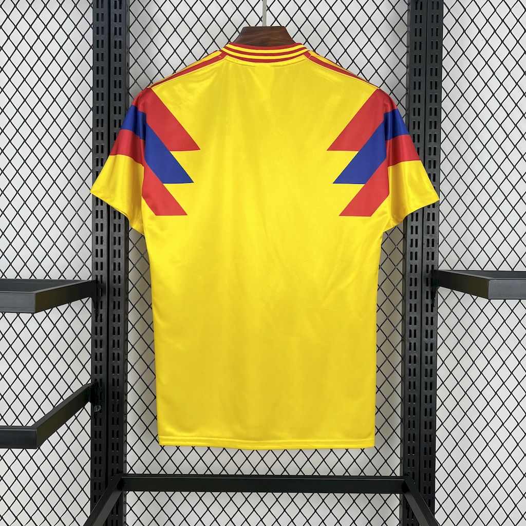 Retro Colombia 1990 Home Stadium Jersey - ReplicasJersey