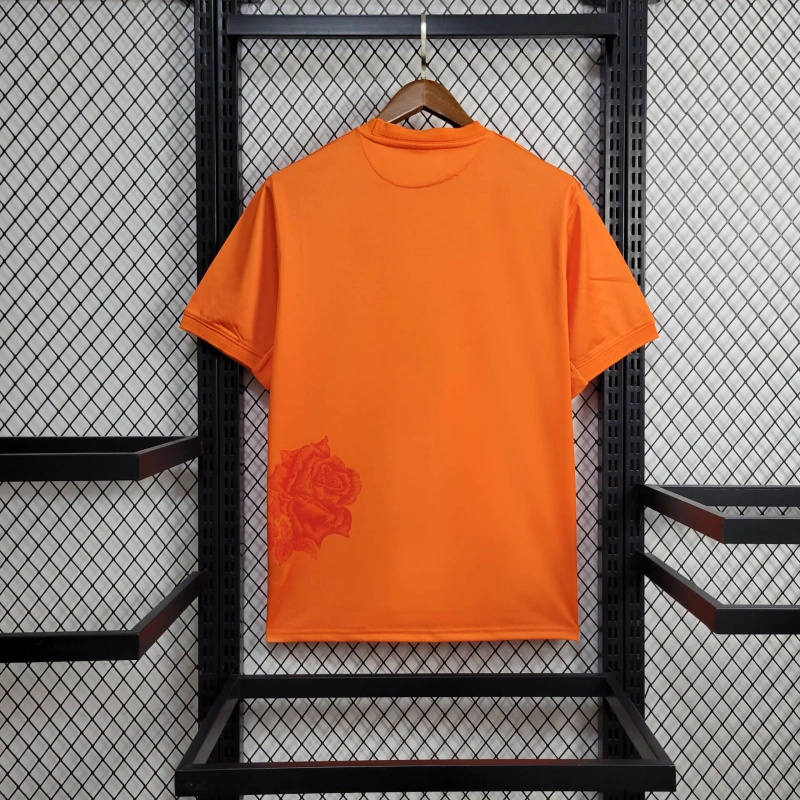 Real Madrid 23-24 Y-3 Orange Special Edition Jersey - Fans Version - ReplicasJersey