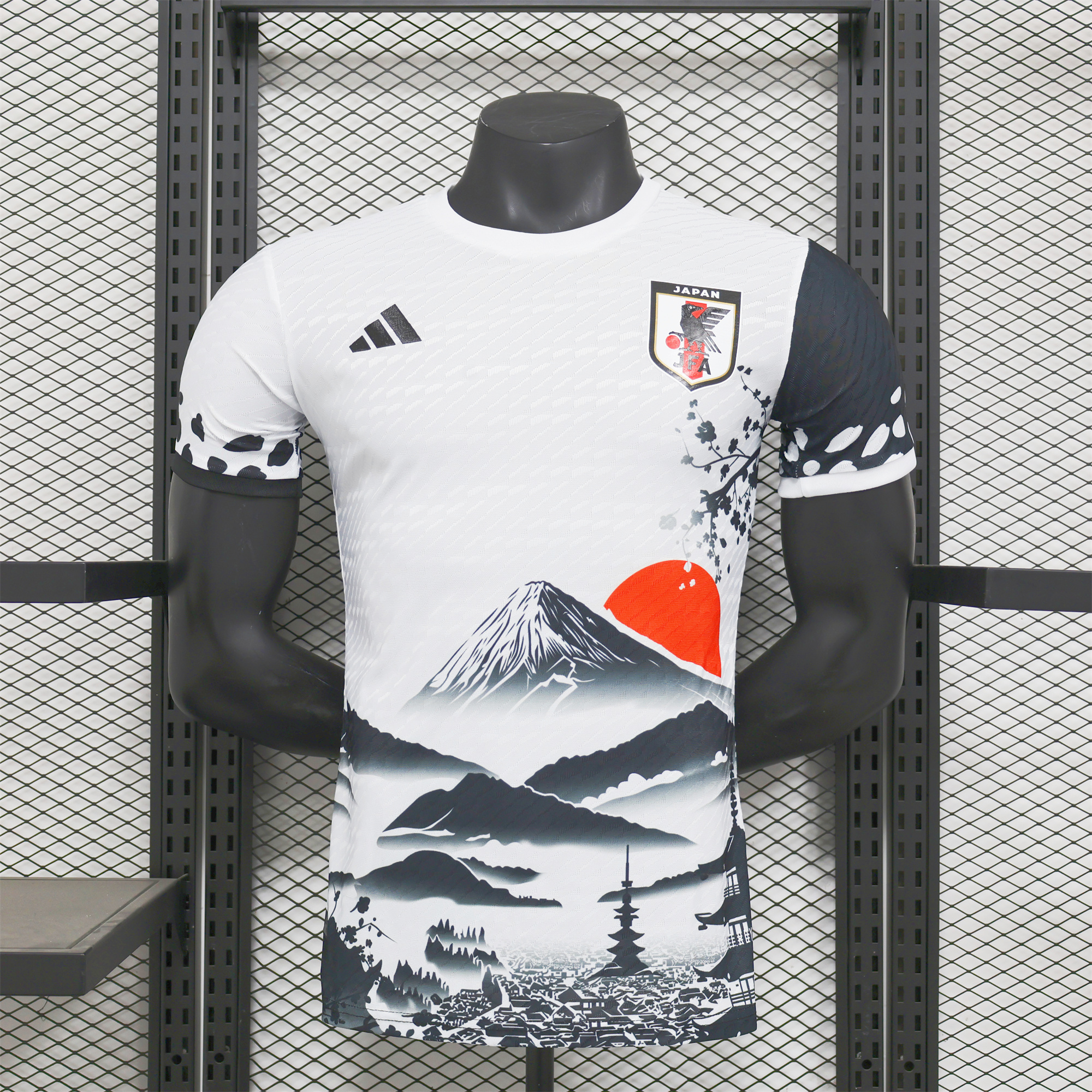 Japan 2024 Fuji Mountain Scenery Special Edition White Jersey - Player Version - ReplicasJersey