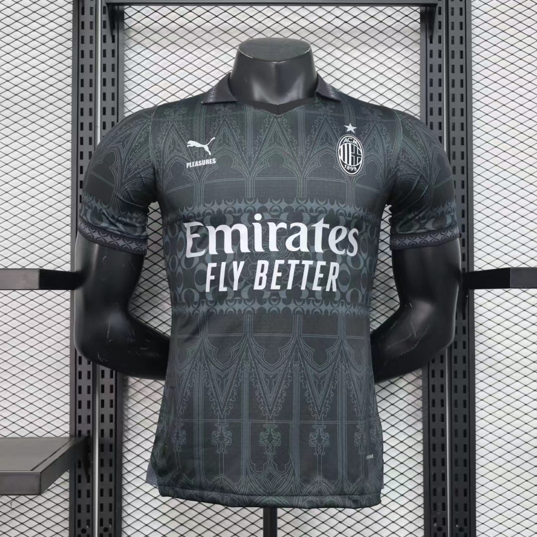 AC Milan 23-24 Fourth Jersey - Player Version - ReplicasJersey