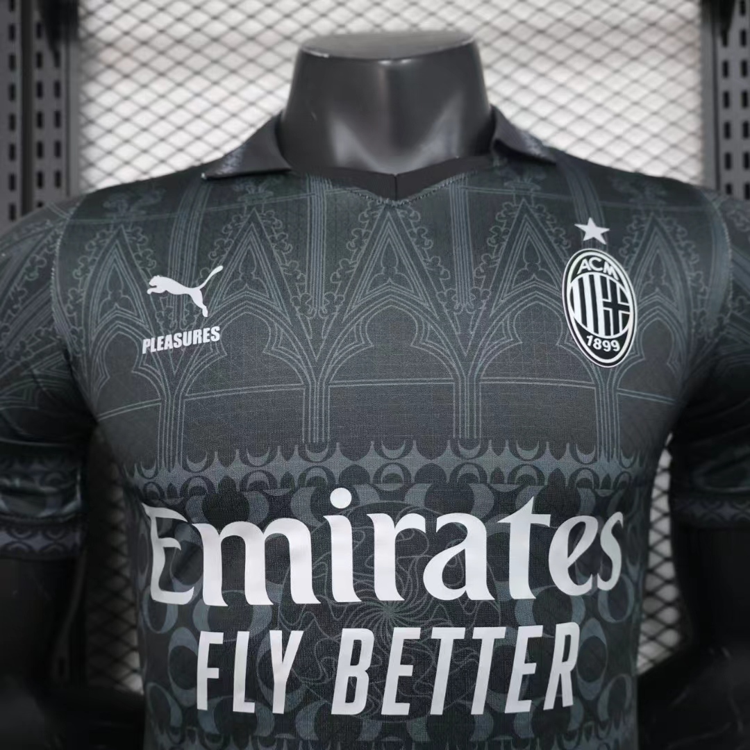 AC Milan 23-24 Fourth Jersey - Player Version - ReplicasJersey