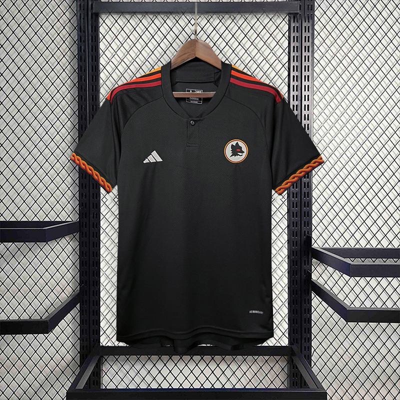 Roma 23-24 Third Unsponsored Jersey - Fans Version - ReplicasJersey