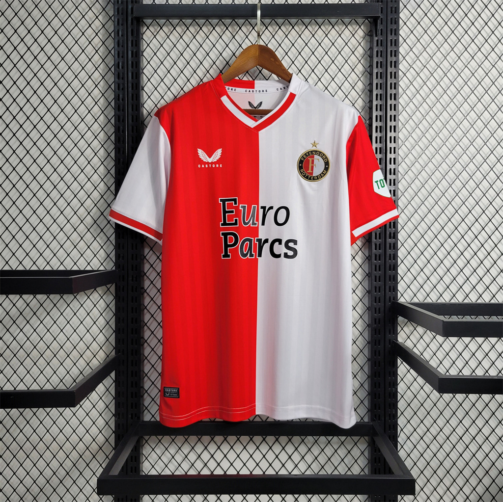 Feyenoord 23-24 Home Stadium Jersey - Fans Version - ReplicasJersey