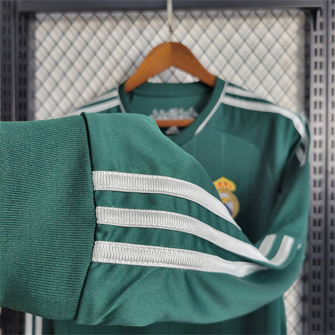 Retro Real Madrid 12-13 Third Away Long Sleeve Jersey - ReplicasJersey