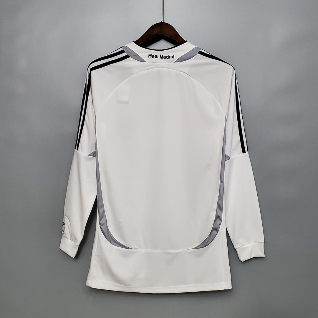 Retro Real Madrid 06-07 Home Long Sleeve Jersey - ReplicasJersey
