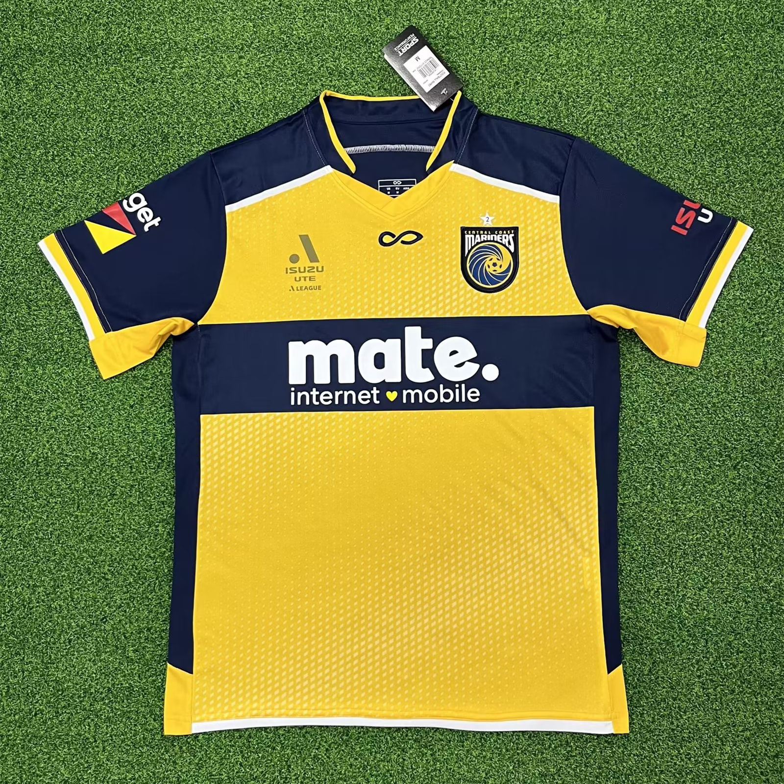 Central Coast Mariners 23-24 Home Stadium Jersey - Fans Version - ReplicasJersey