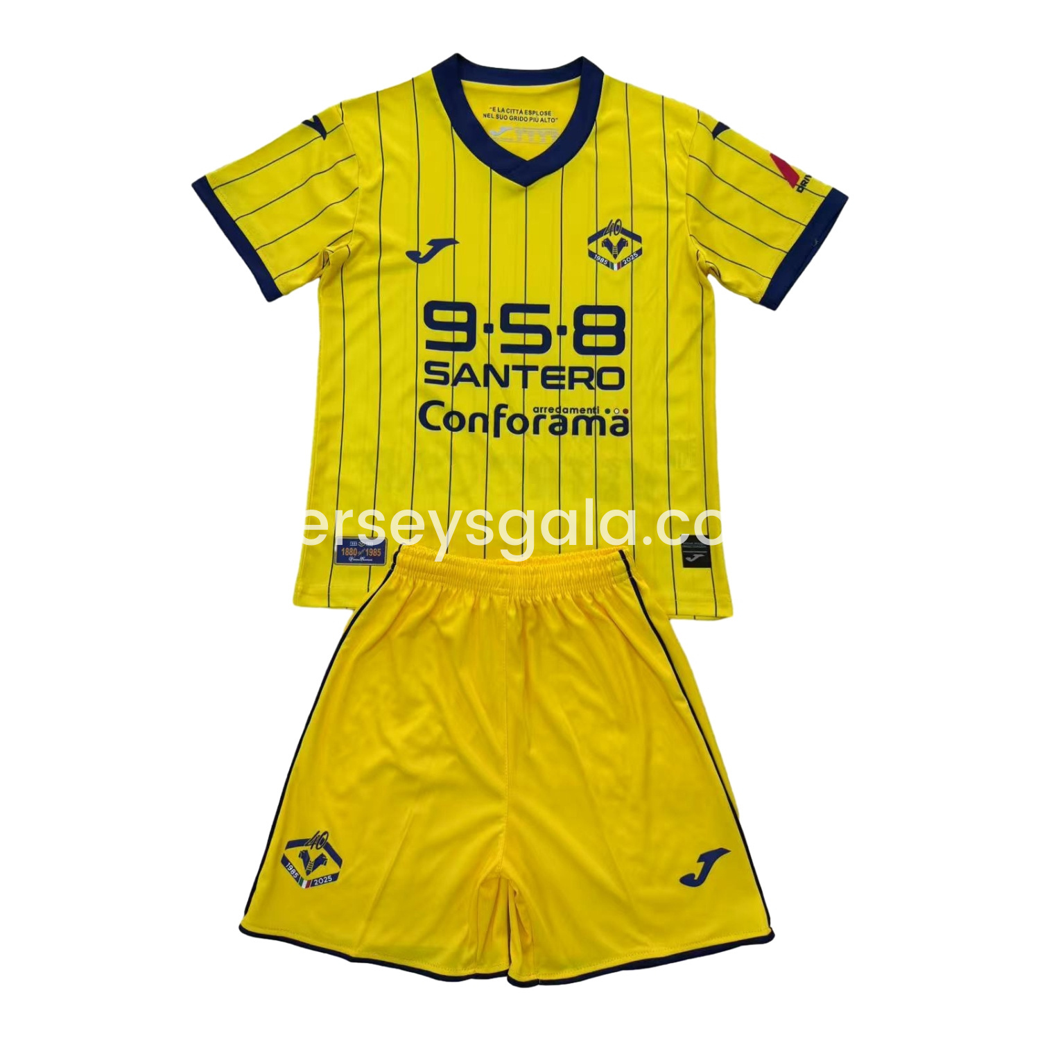 Hellas Verona 24-25 Scudetto 40 Years Commemorative Men's Adult Jersey Set - Fans Version - ReplicasJersey