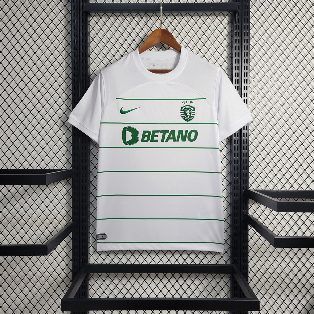 Sporting CP Portugal 23-24 Away Stadium Jersey - Fans Version - ReplicasJersey