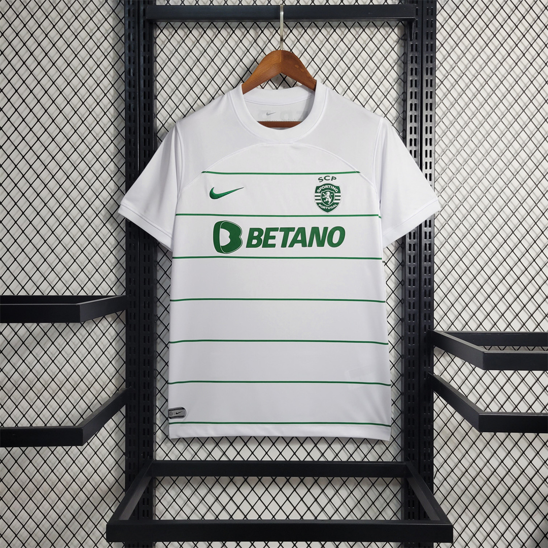Sporting CP Portugal 23-24 Away Stadium Jersey - Fans Version - ReplicasJersey