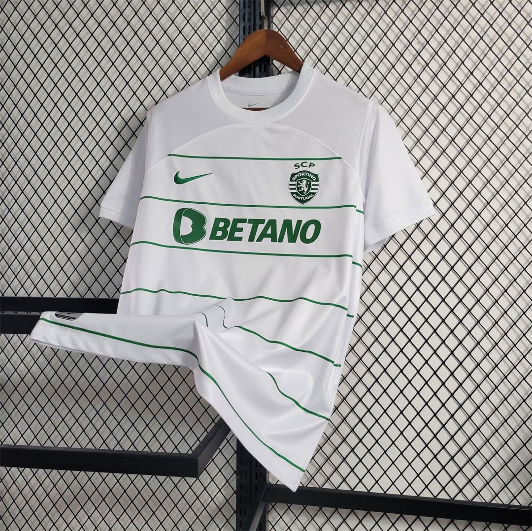 Sporting CP Portugal 23-24 Away Stadium Jersey - Fans Version - ReplicasJersey