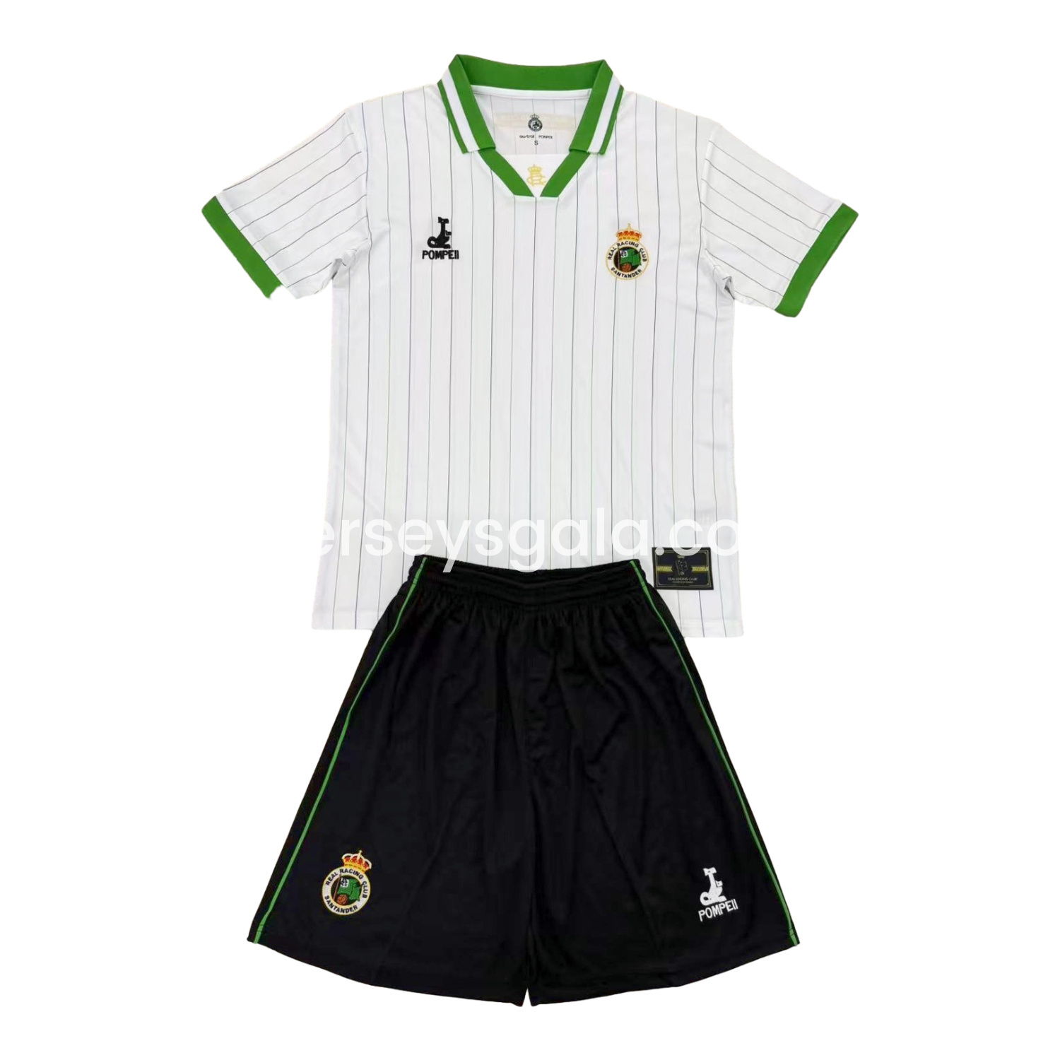 Racing de Santander 24-25 112th Anniversary Men's Adult Jersey Set - Fans Version - ReplicasJersey