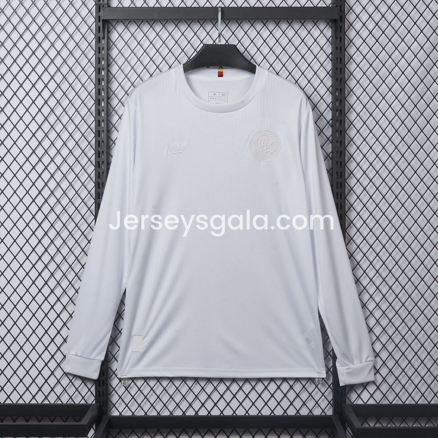Germany 2025 125-Year Anniversary Pure White Long Sleeves Jersey - Fans Version - ReplicasJersey