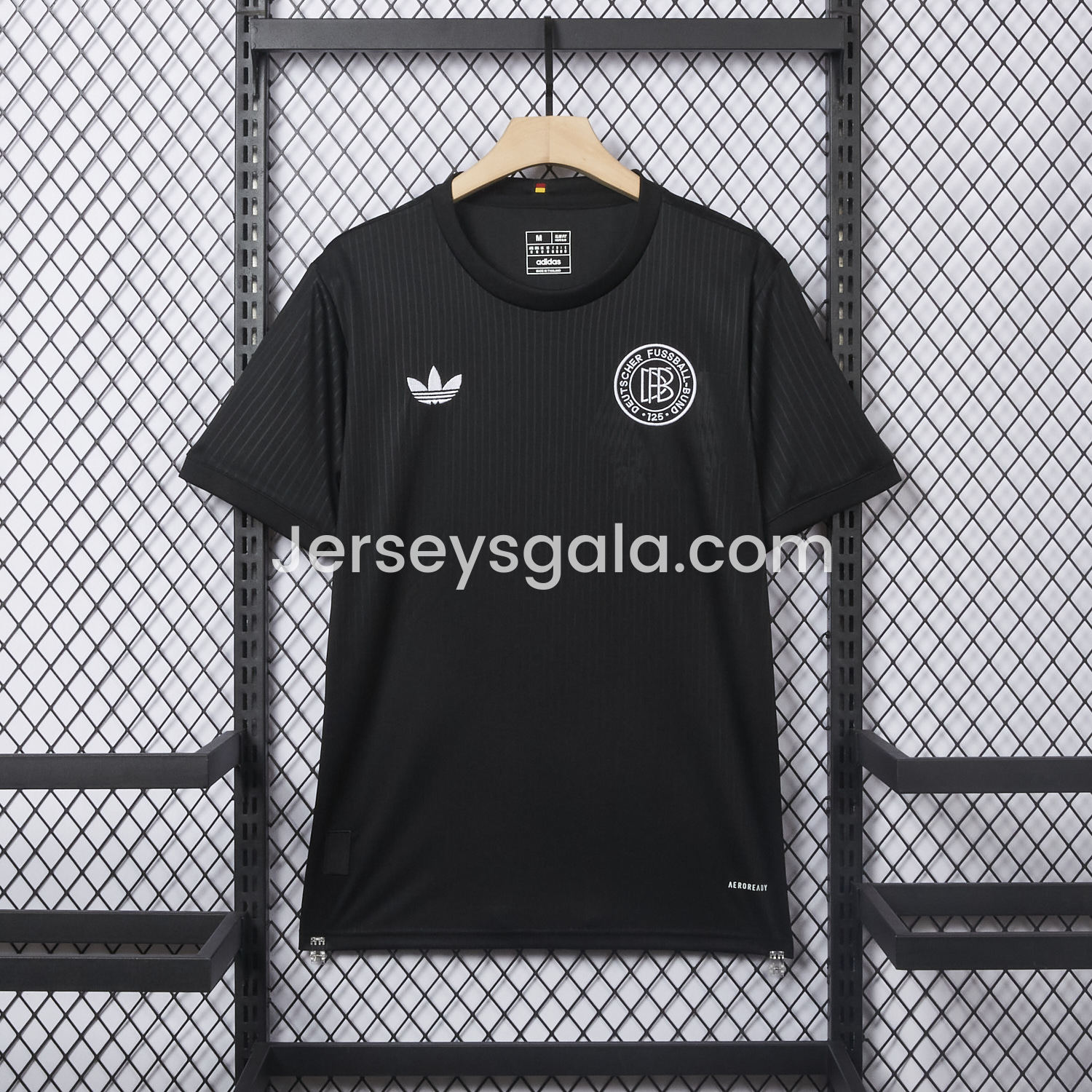 Germany 2025 Black 125-Year Anniversary Commemorative Edition Jersey - Fans Version - ReplicasJersey