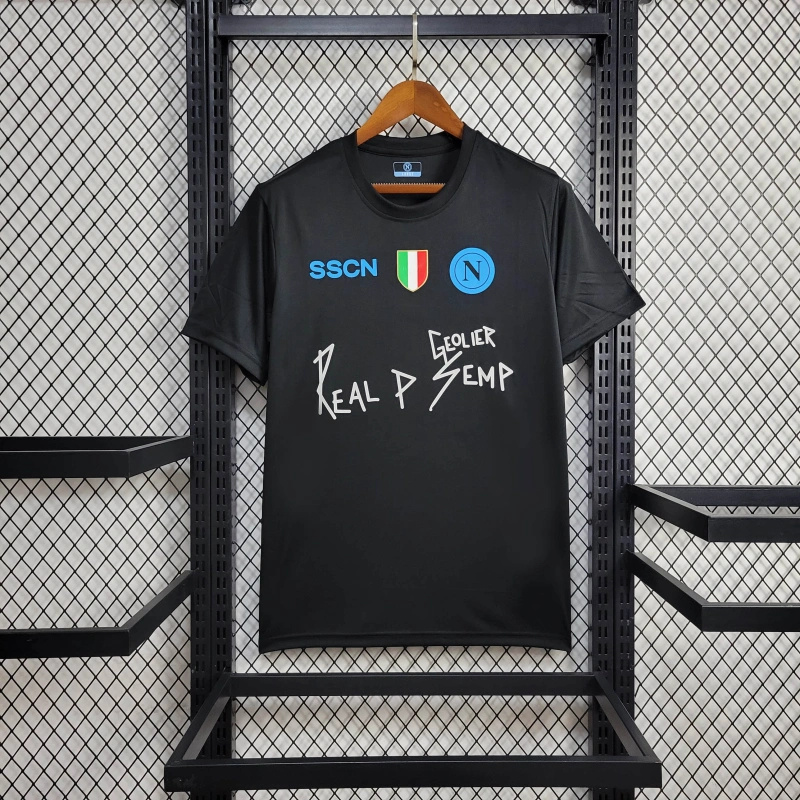 Napoli 23-24 Black Special Edition Jersey - Fans Version - ReplicasJersey